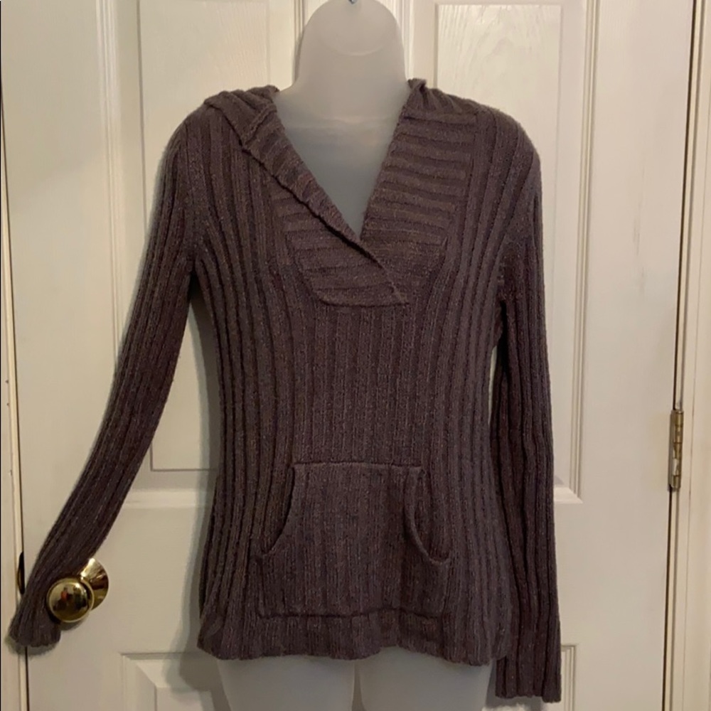 Maurices Lightweight hooded sweater.